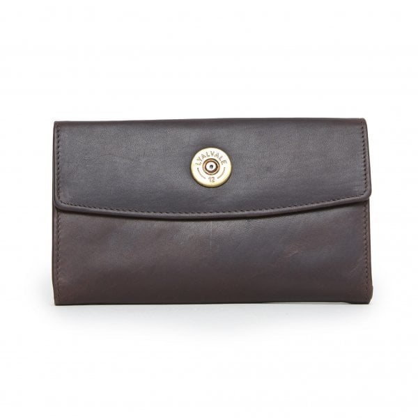 Hidcote Cartridge Purse in Brown