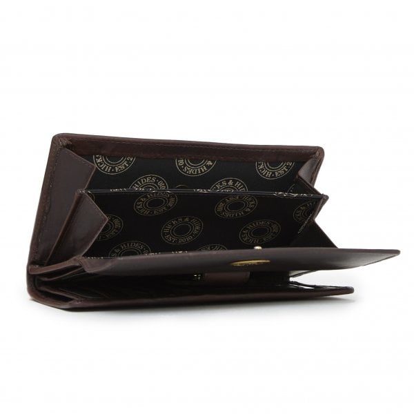 Hidcote Cartridge Purse in Brown