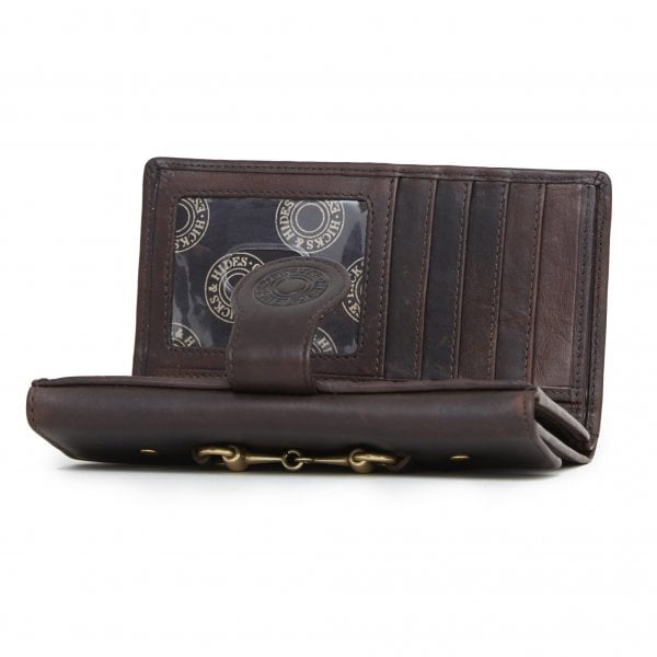 Hidcote Cartridge Purse in Brown