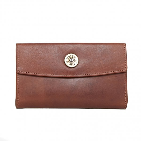 Hidcote Cartridge Purse in Cognac