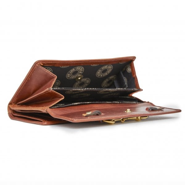 Hidcote Cartridge Purse in Cognac