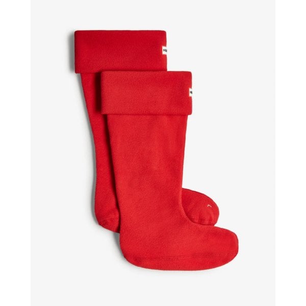 Fleece Tall Boot Sock In Military Red