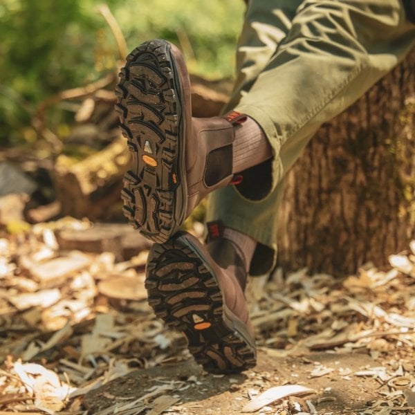 Mens Ribchester in Brown Distressed