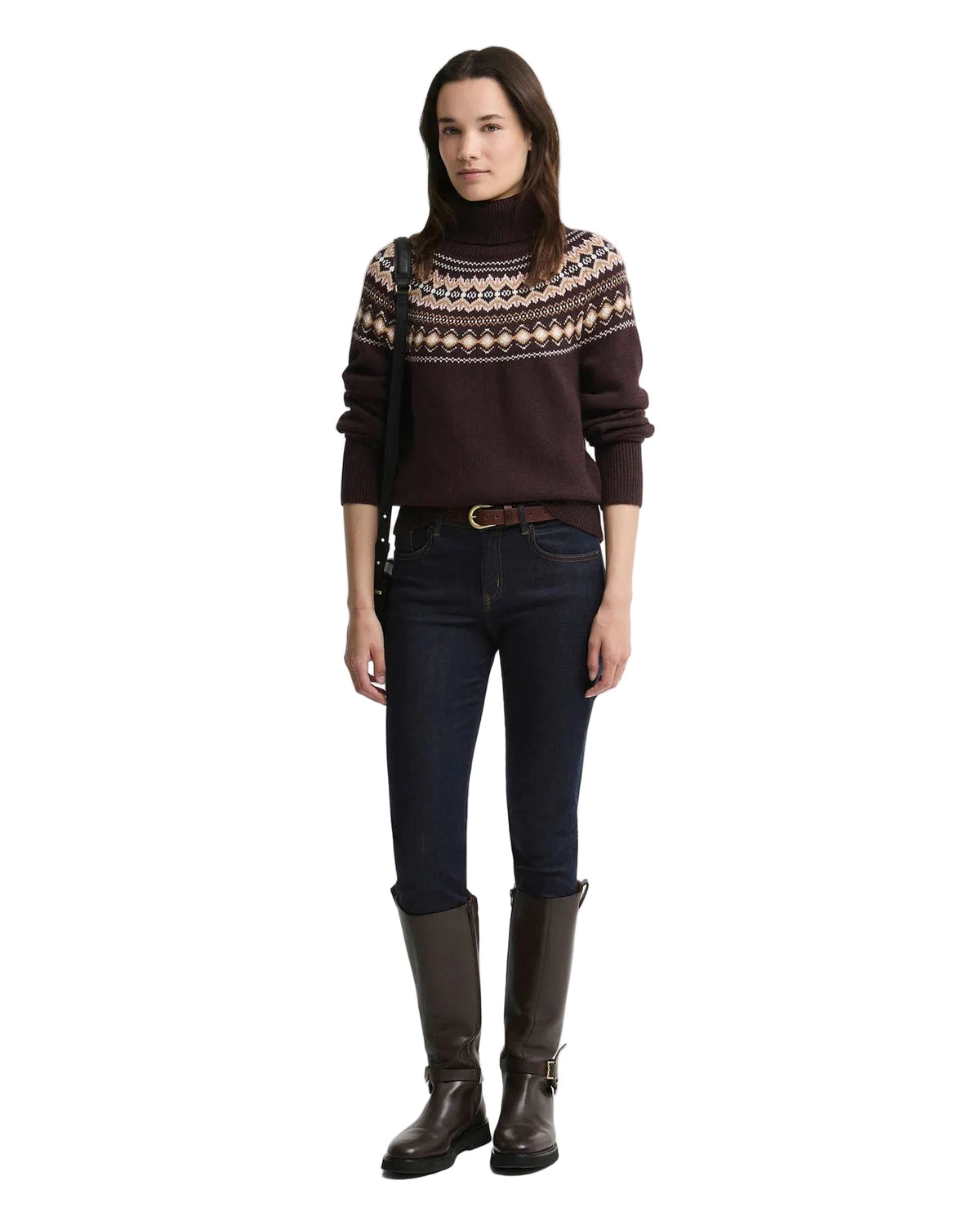 Darwen Fair Isle Rollneck Jumper