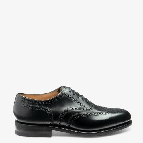 Mens 302 Brogue Shoe in Black