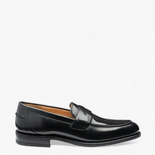 Mens 356 Apron Loafer in Polished Black