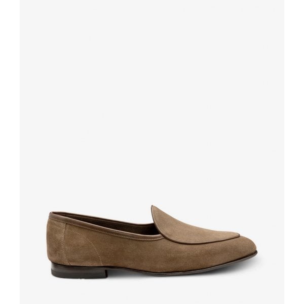 Mens Belgrave Loafer in Flint Suede