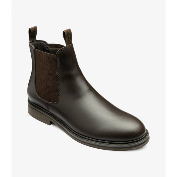 Mens Ducksworth Waterproof Chelsea Boot in Dark Brown Waxy