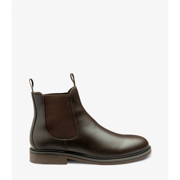 Mens Ducksworth Waterproof Chelsea Boot in Dark Brown Waxy