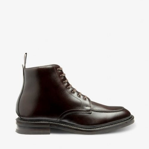 Mens Gisbourne Boots in Dark Brown Waxy