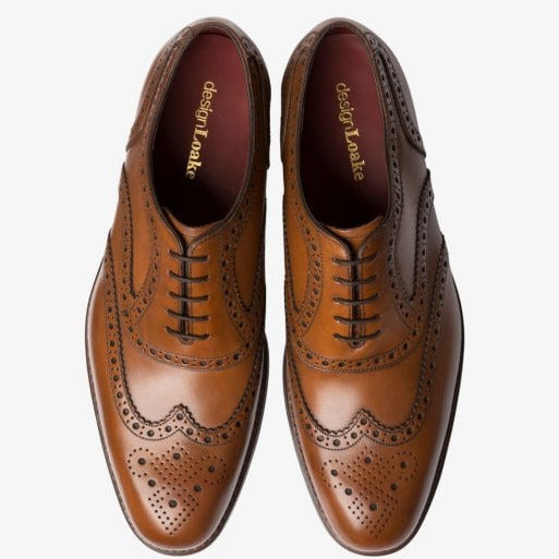 Kerridge Oxford Brogue Shoe in Cedar
