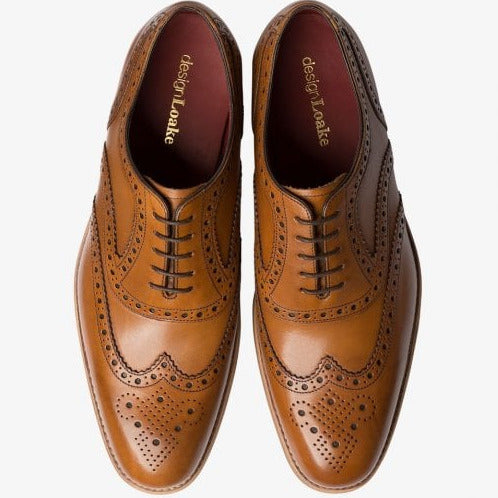 Mens Kerridge Oxford Brogue Shoe in Tan