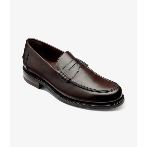 Mens Kingscliffe Dark Brown Burnished Leather