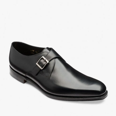 Mens Medway Monk Shoe in Black