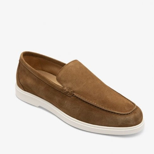 Mens Tuscany Loafer in Chestnut Brown Suede