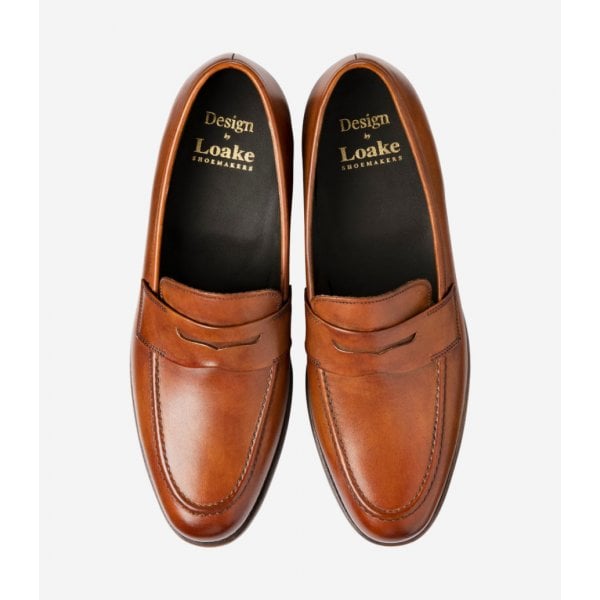 Mens Wiggins Loafer in Tan Leather