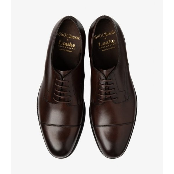Petergate Mens Shoe in Scorched Walnut