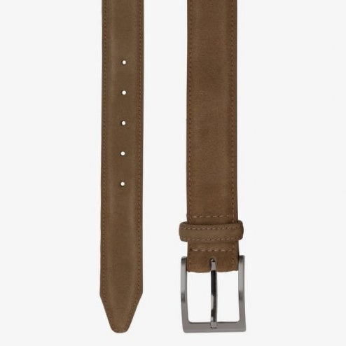 William Belt in Brown Suede
