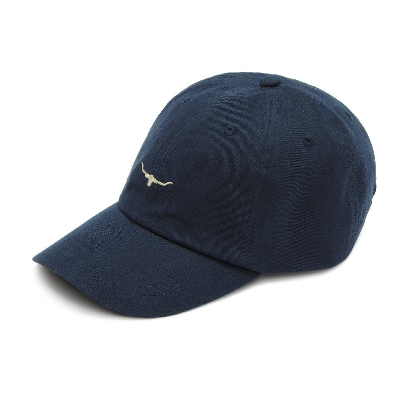 Mini Longhorn Twill Cap in Blue Wash