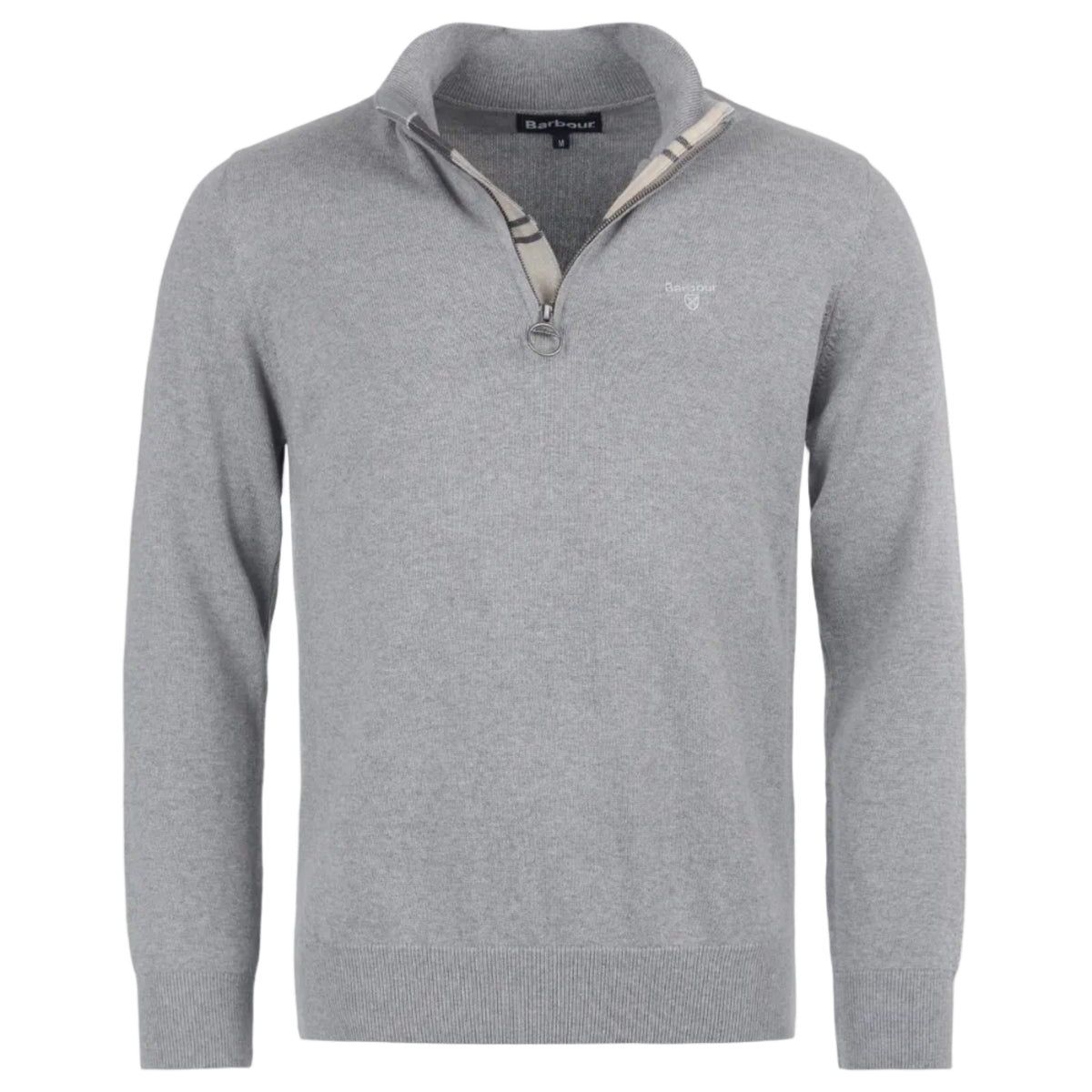 Cotton Quarter-Zip Jumper