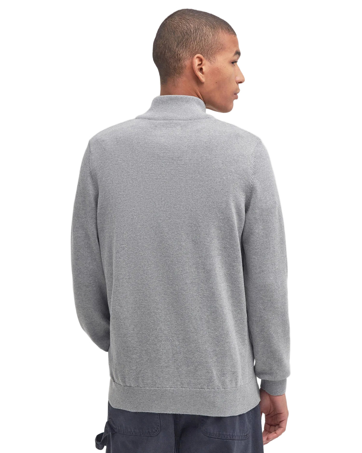 Cotton Quarter-Zip Jumper