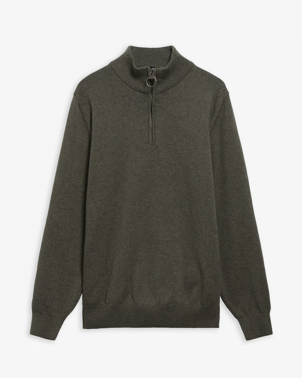 Cotton Quarter-Zip Jumper