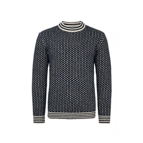 Unisex Island Original Fisherman Sweater in Navy