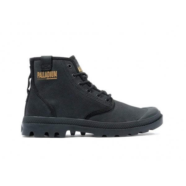 Pampa Hi Coated Trainer in Black