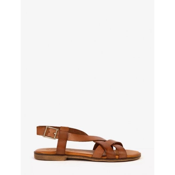 Buttercup Leather Sandal in Tan
