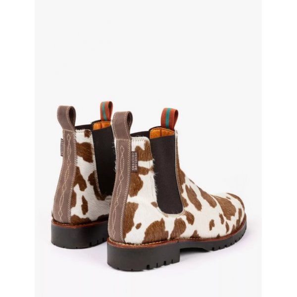 Nelson Friesian Pony Boot in Brown/ White