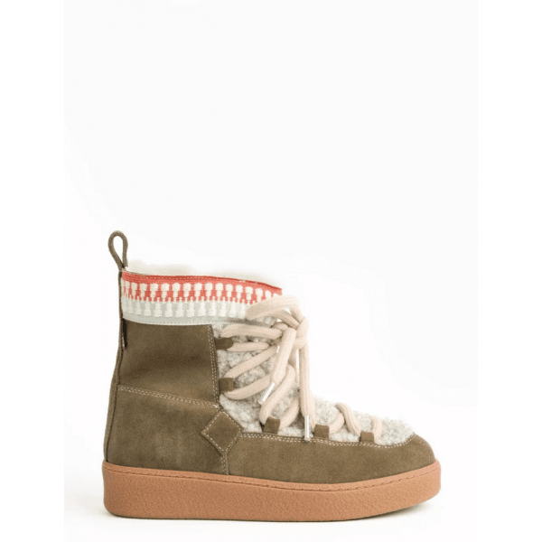 Womens Cosmos Suede Boot in Frosted Taupe
