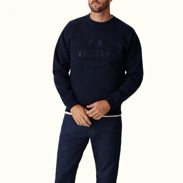 Mens Bale Sweatshirt in Navy