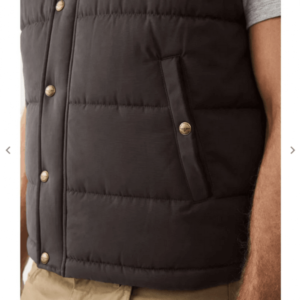 Mens Carnavon Vest in Chocolate