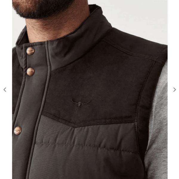 Mens Carnavon Vest in Chocolate