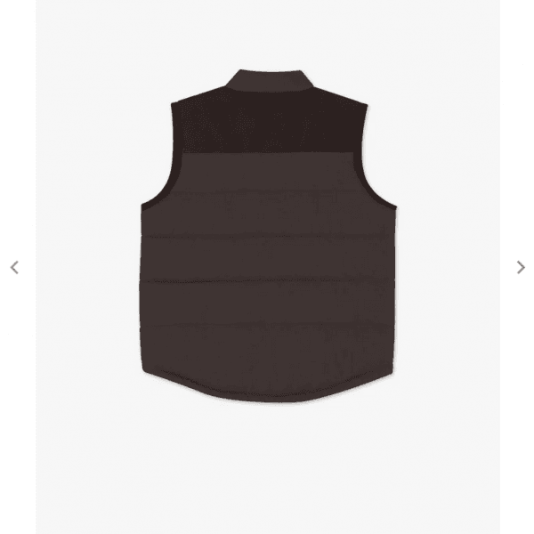 Mens Carnavon Vest in Chocolate