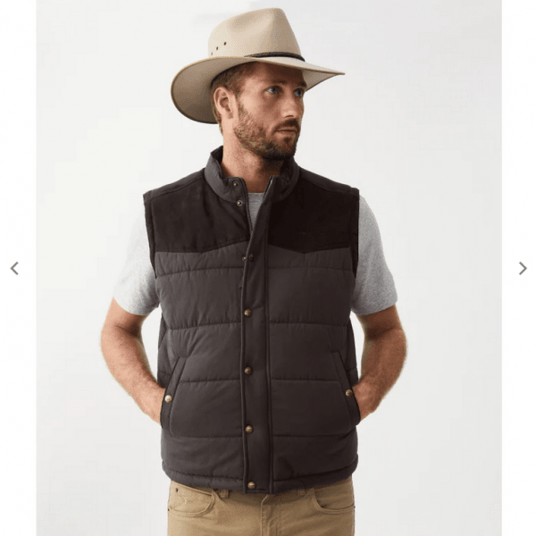 Mens Carnavon Vest in Chocolate