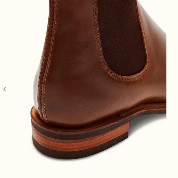 Mens Comfort Craftsman Boot in Caramel Leather