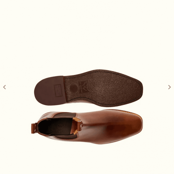 Mens Comfort Craftsman Boot in Caramel Leather