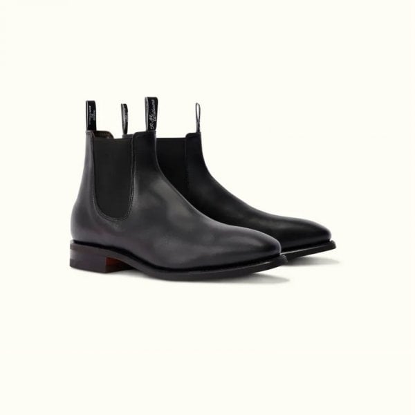 Mens Craftsman in Black Leather H