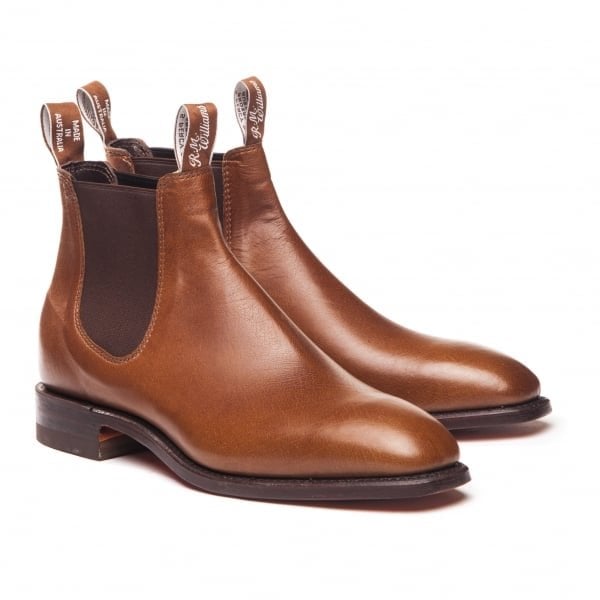 Mens Kangaroo Comfort Craftsman Boot in Tanbark (G Fit)