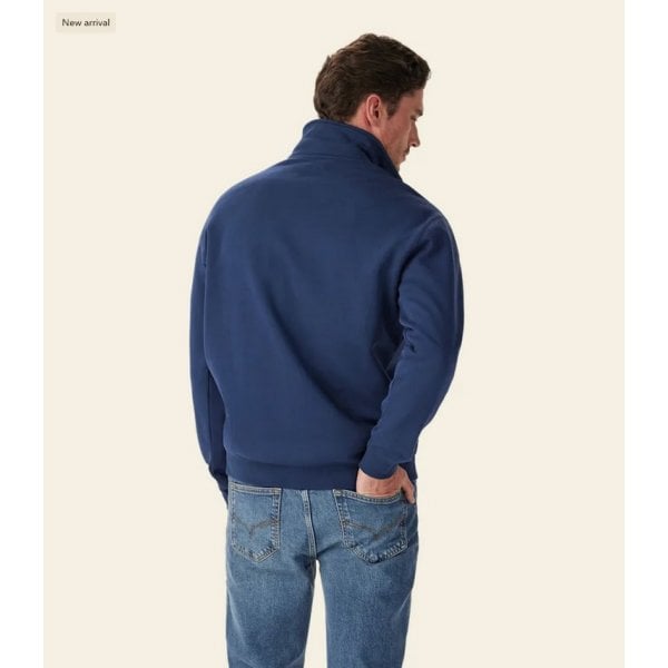 Mens Mulyungarie 1/4 Zip in Vintage Blue