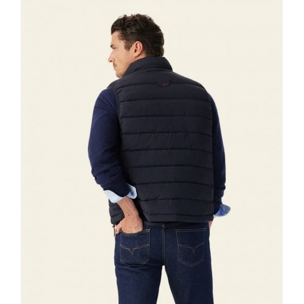 Mens Rydal Padded Vest in Navy