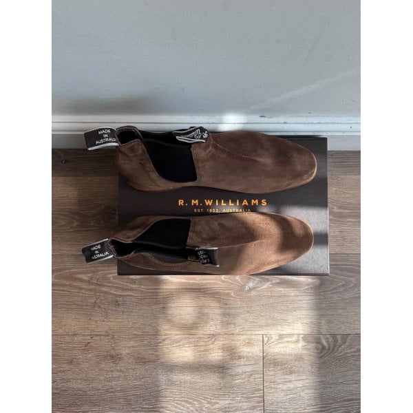 Unisex Comfort Craftsman in Brown Suede