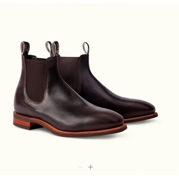 Unisex Comfort Craftsman in Chocolate Pull Up Leather