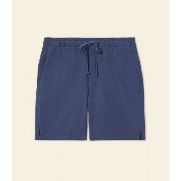 Washed Rugby Short in Dark Navy