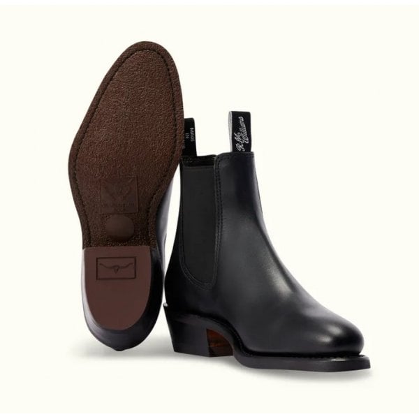 Womens Lady Yearling Boot in Black