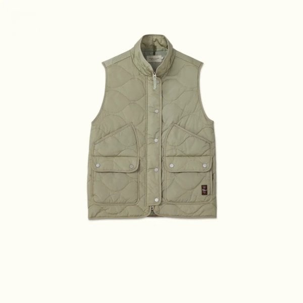 Womens Wilby Vest in Light Green