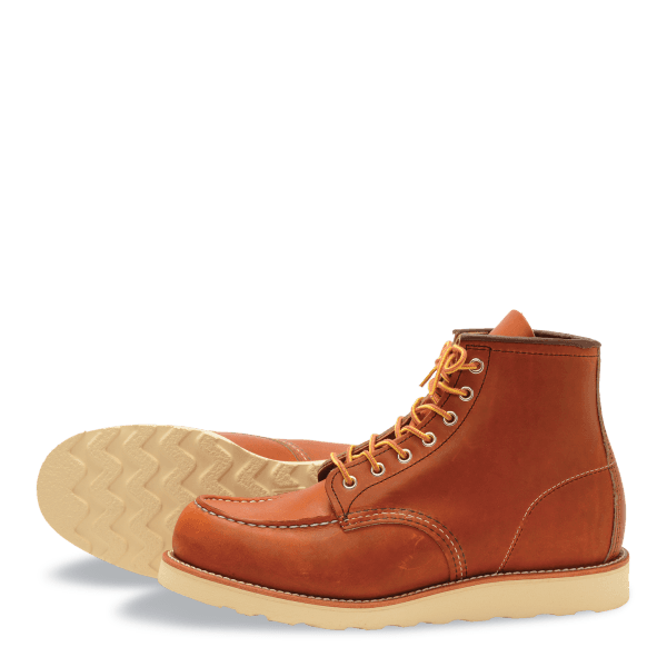 Mens 875 Heritage Moc Toe Boot in Oro Legacy Leather