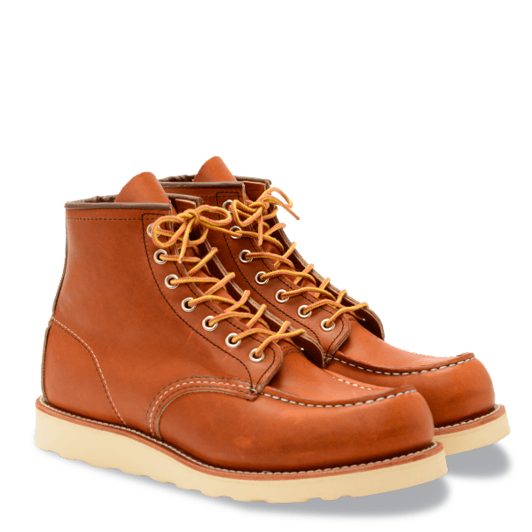 Mens 875 Heritage Moc Toe Boot in Oro Legacy Leather