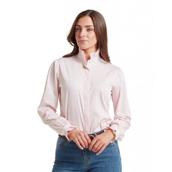 Fakenham Shirt in Pink Stripe